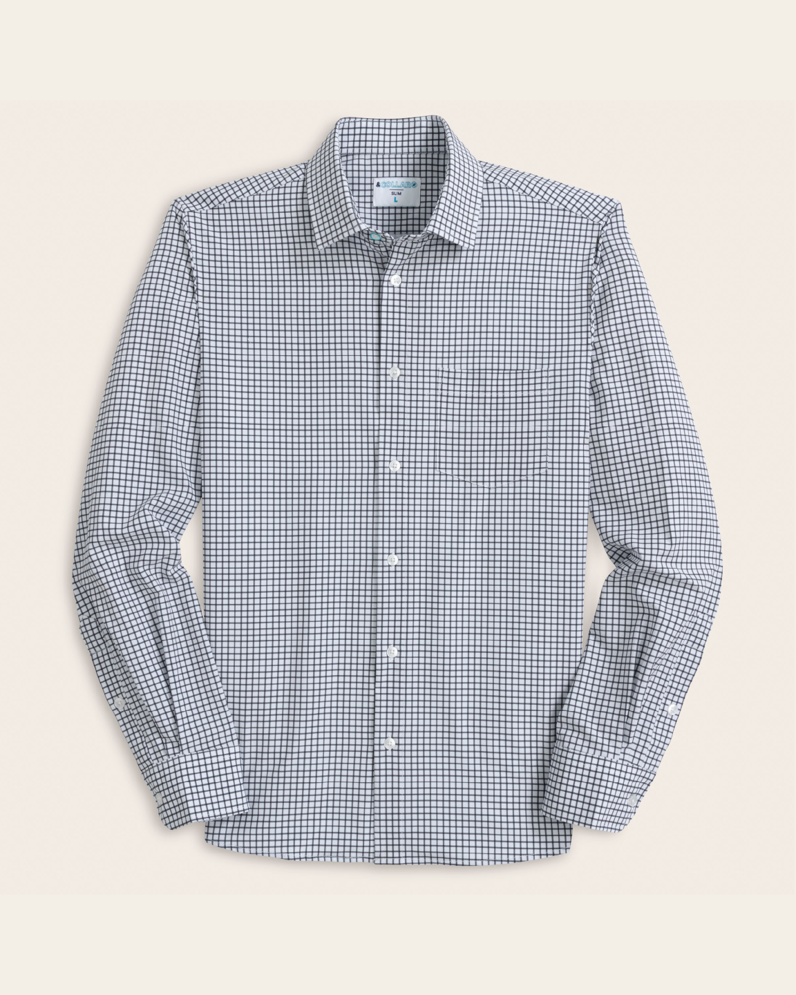 Range Shirt - White w/ Black Check