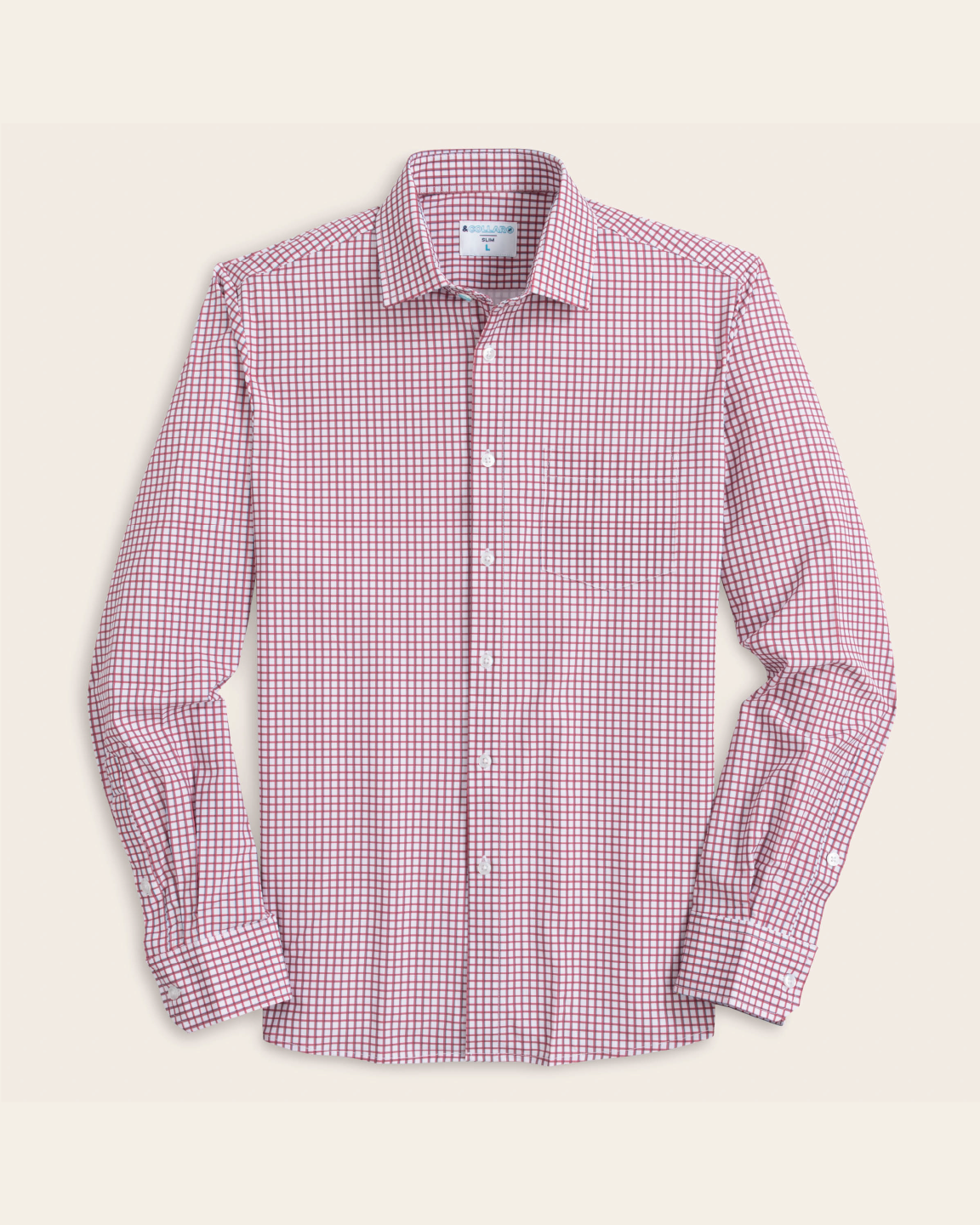 Range Shirt - Red and White w/ Blue Accent