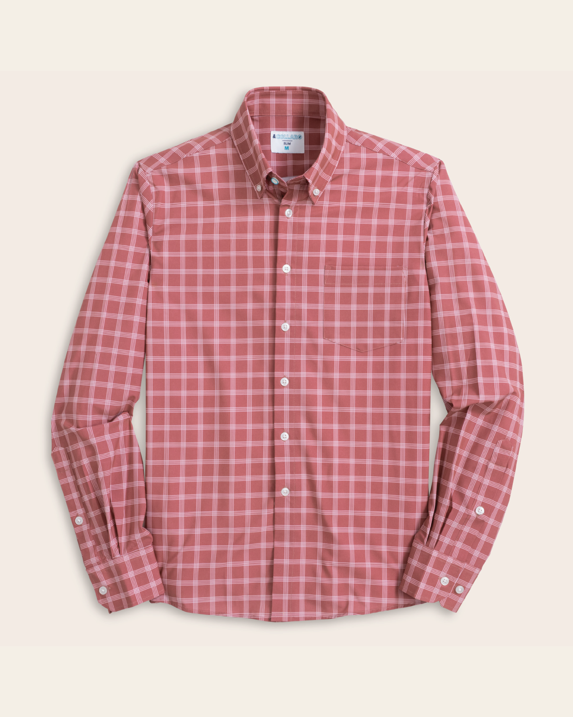 Range Shirt - Adobe Red w/ White Windowpane