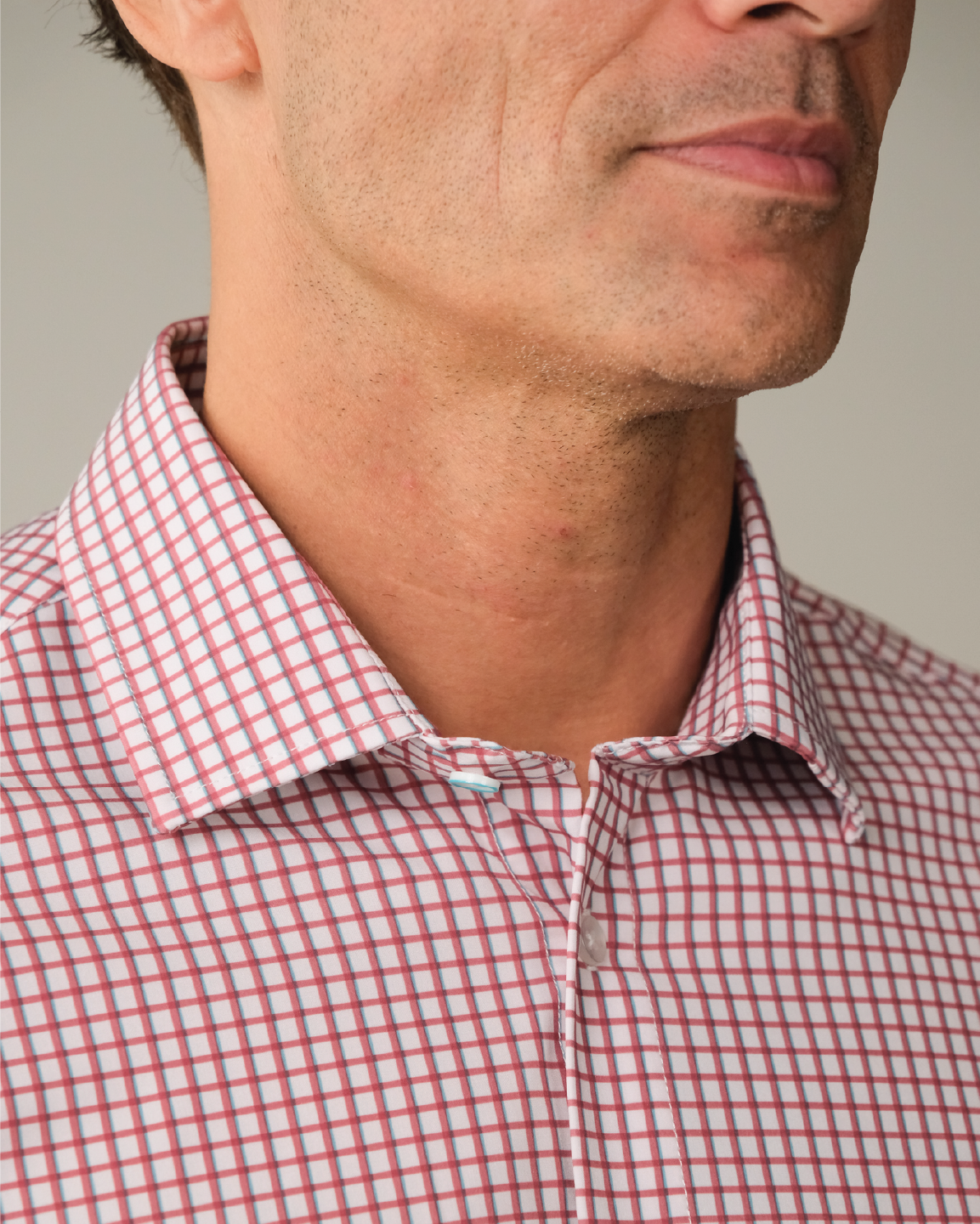 Range Shirt - Red and White w/ Blue Accent