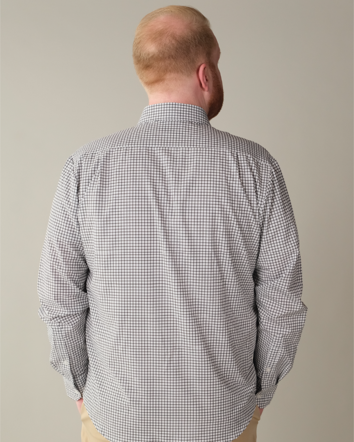 Range Shirt - White w/ Black Check
