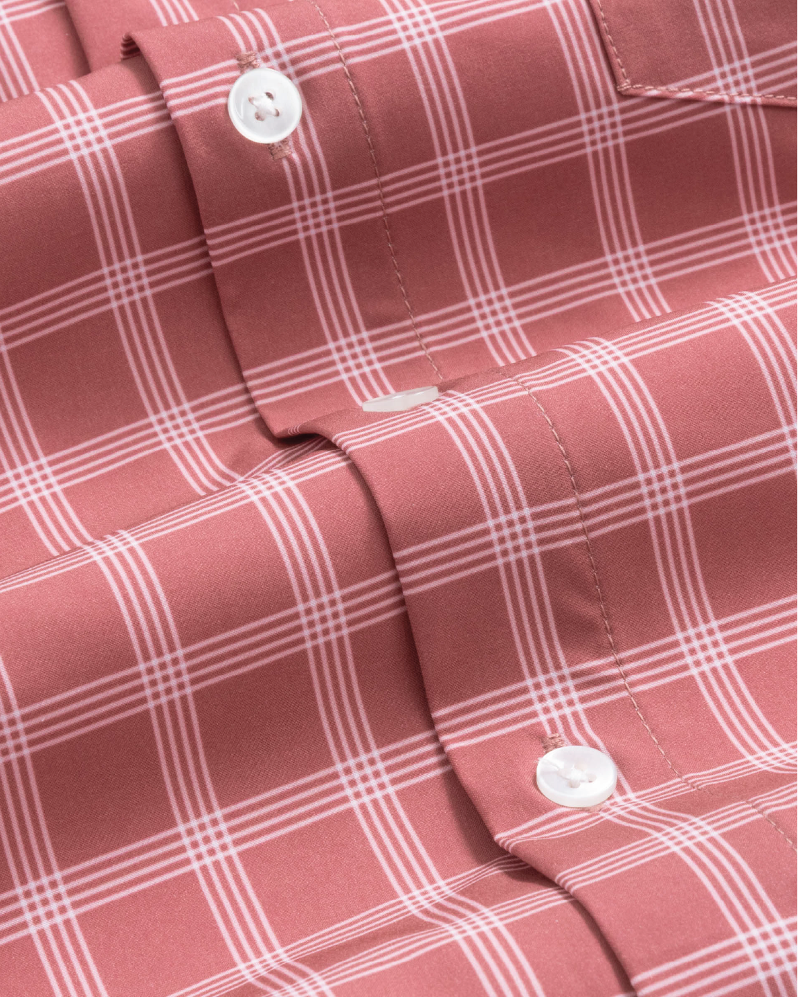 Range Shirt - Adobe Red w/ White Windowpane