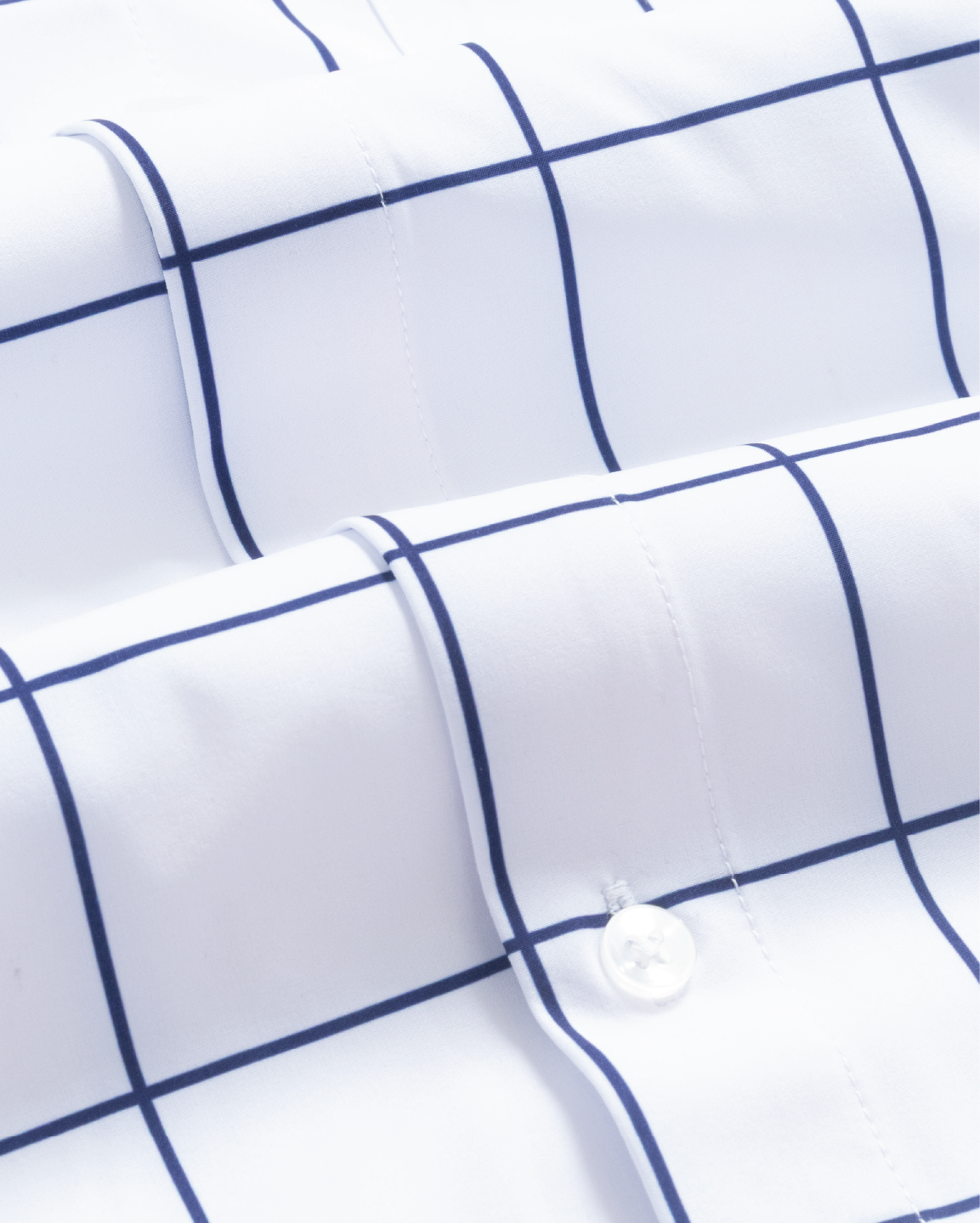 Range Shirt - White w/ Navy Windowpane