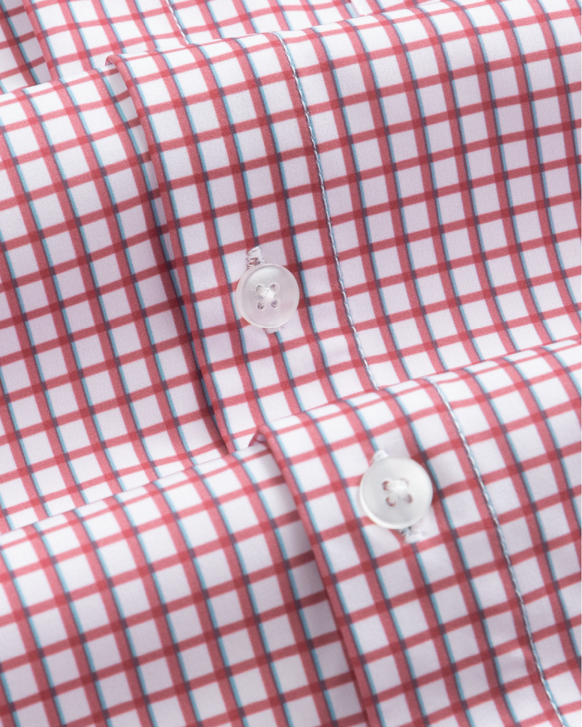 Range Shirt - Red and White w/ Blue Accent