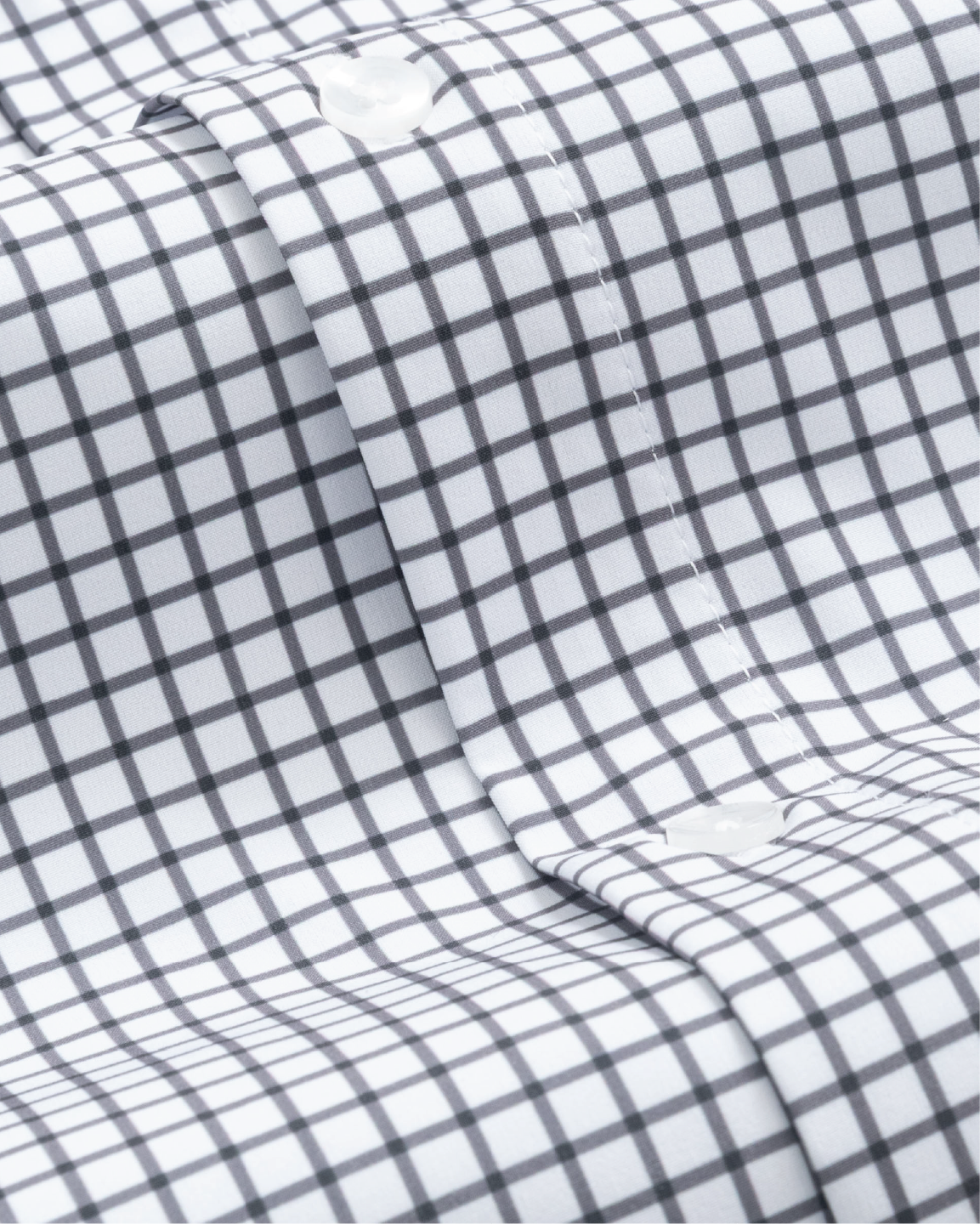 Range Shirt - White w/ Black Check