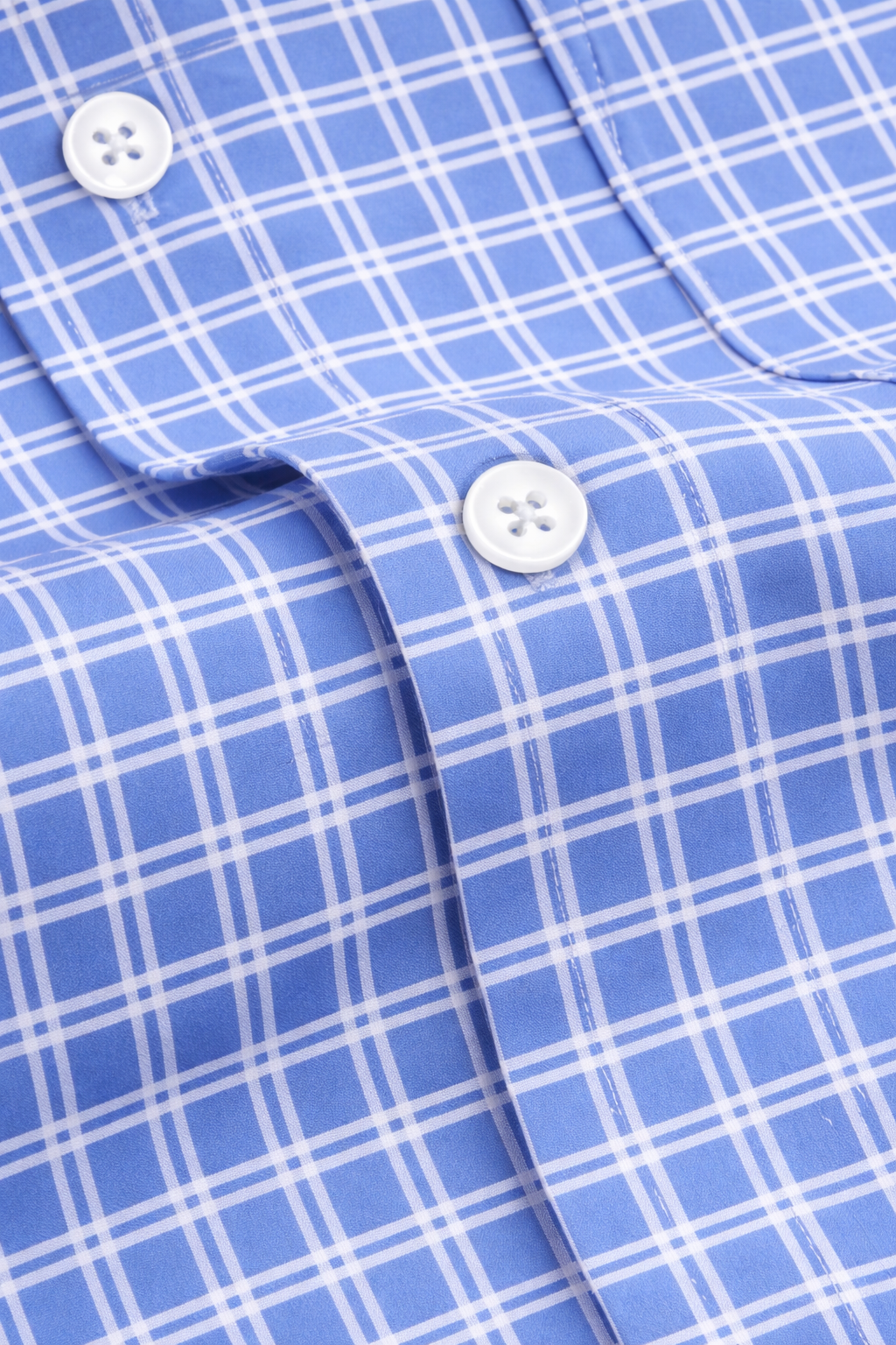 Range Shirt - Blue w/ White Check