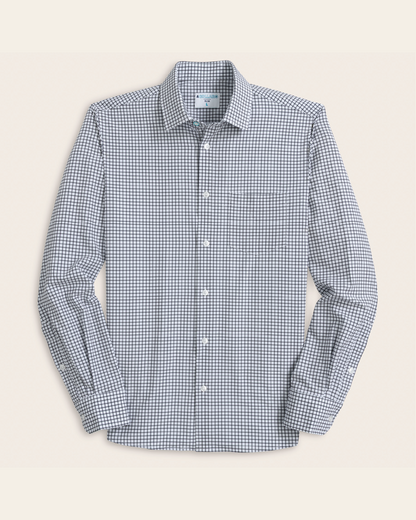 Range Shirt - White w/ Black Check