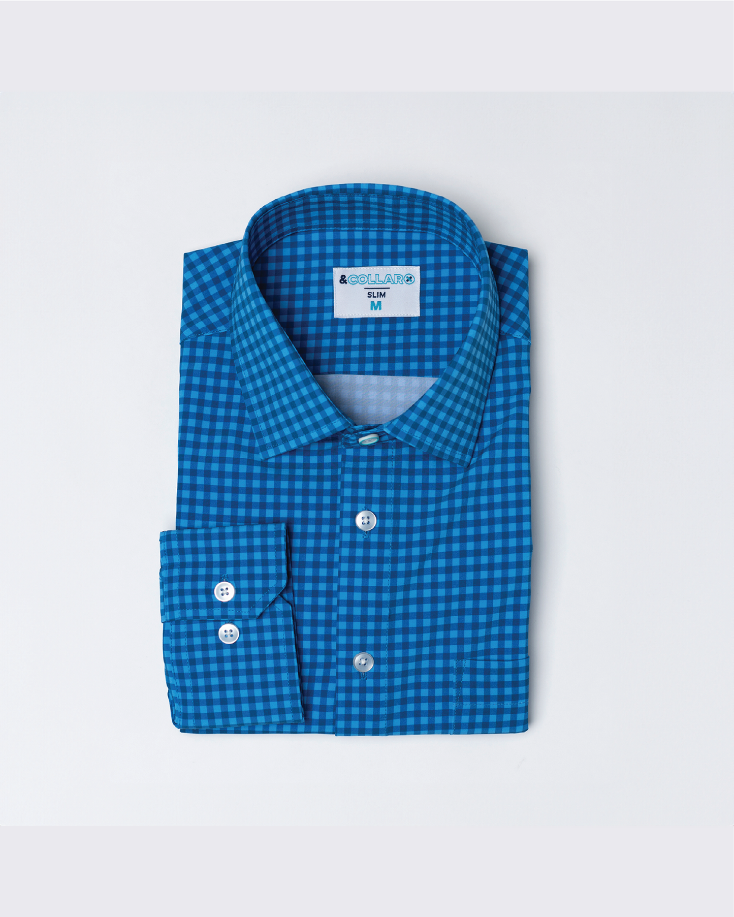 Range Shirt - Navy/Royal Blue Gingham
