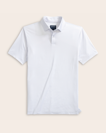 Range Polo - Lavender w/ White Stripes