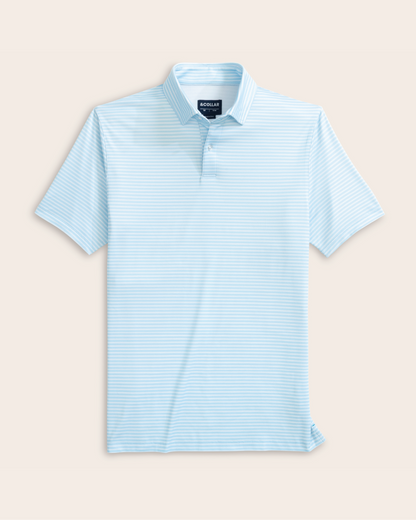 Range Polo - Light Blue w/ White Stripes