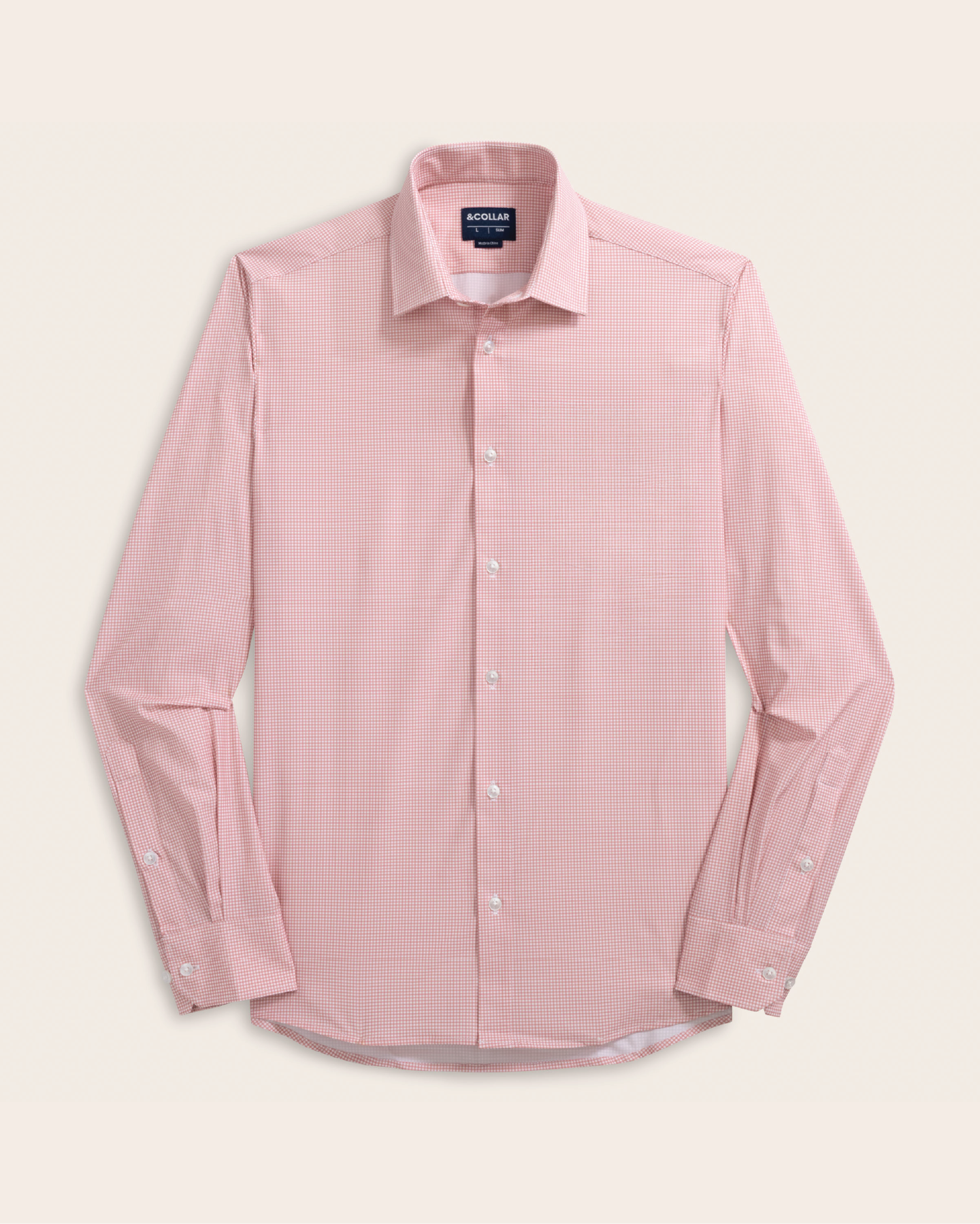 Range Shirt - Red and White Micro Gingham
