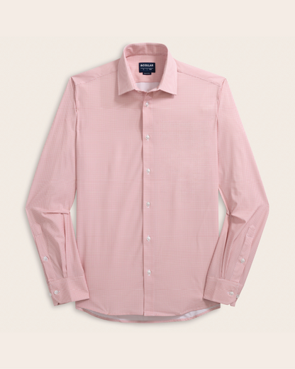 Range Shirt - Red and White Micro Gingham