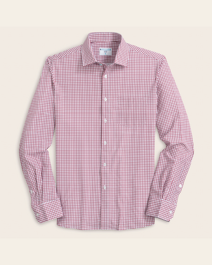 Range Shirt - Red and White w/ Blue Accent