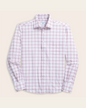 Range Shirt - White w/ Mauve Windowpane