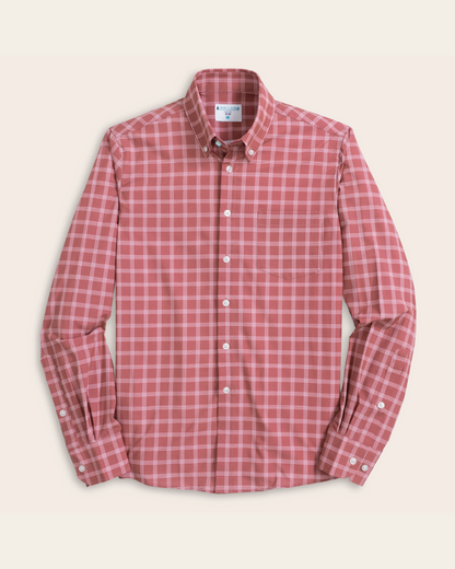 Range Shirt - Adobe Red w/ White Windowpane