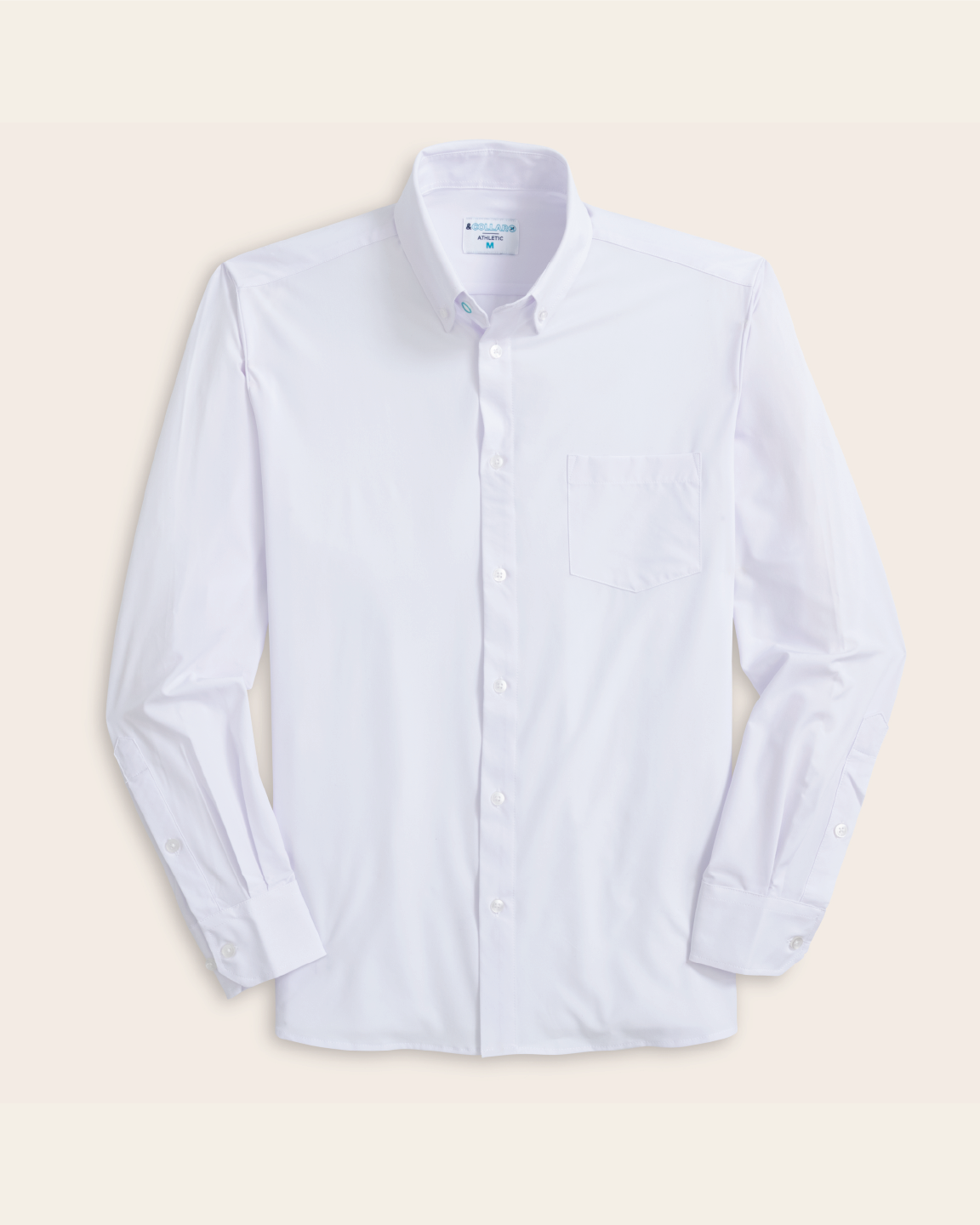Range Shirt - White Long Sleeve - Button Down Collar