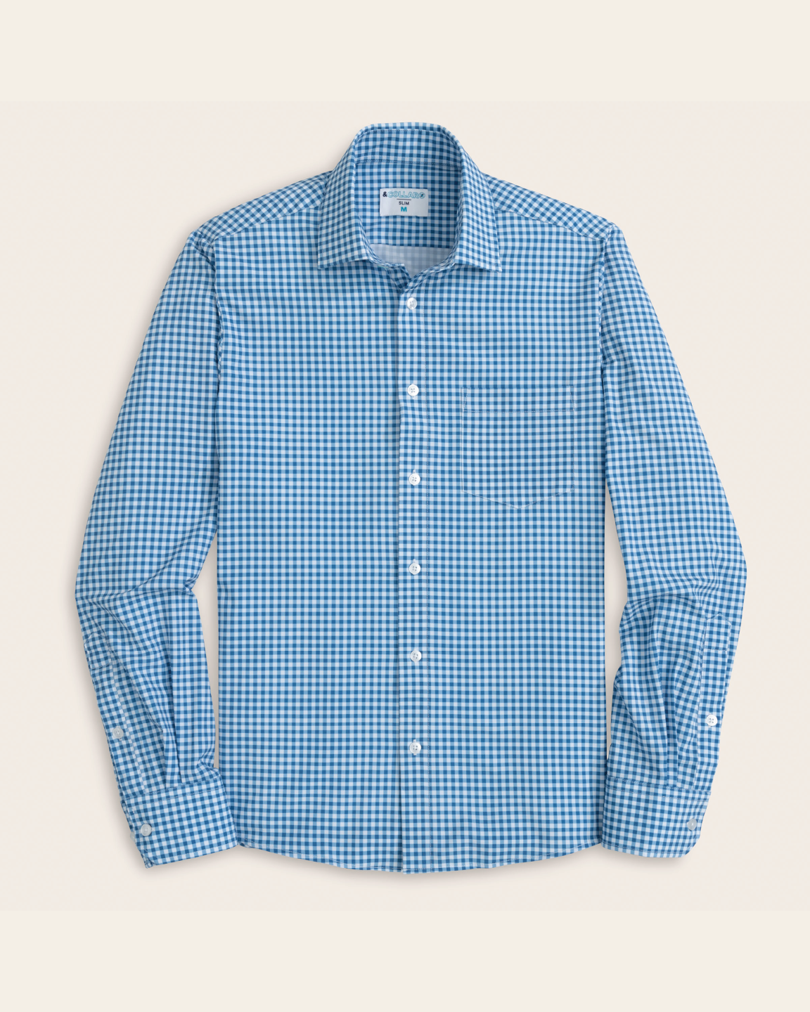 Range Shirt - Royal Blue and White Gingham