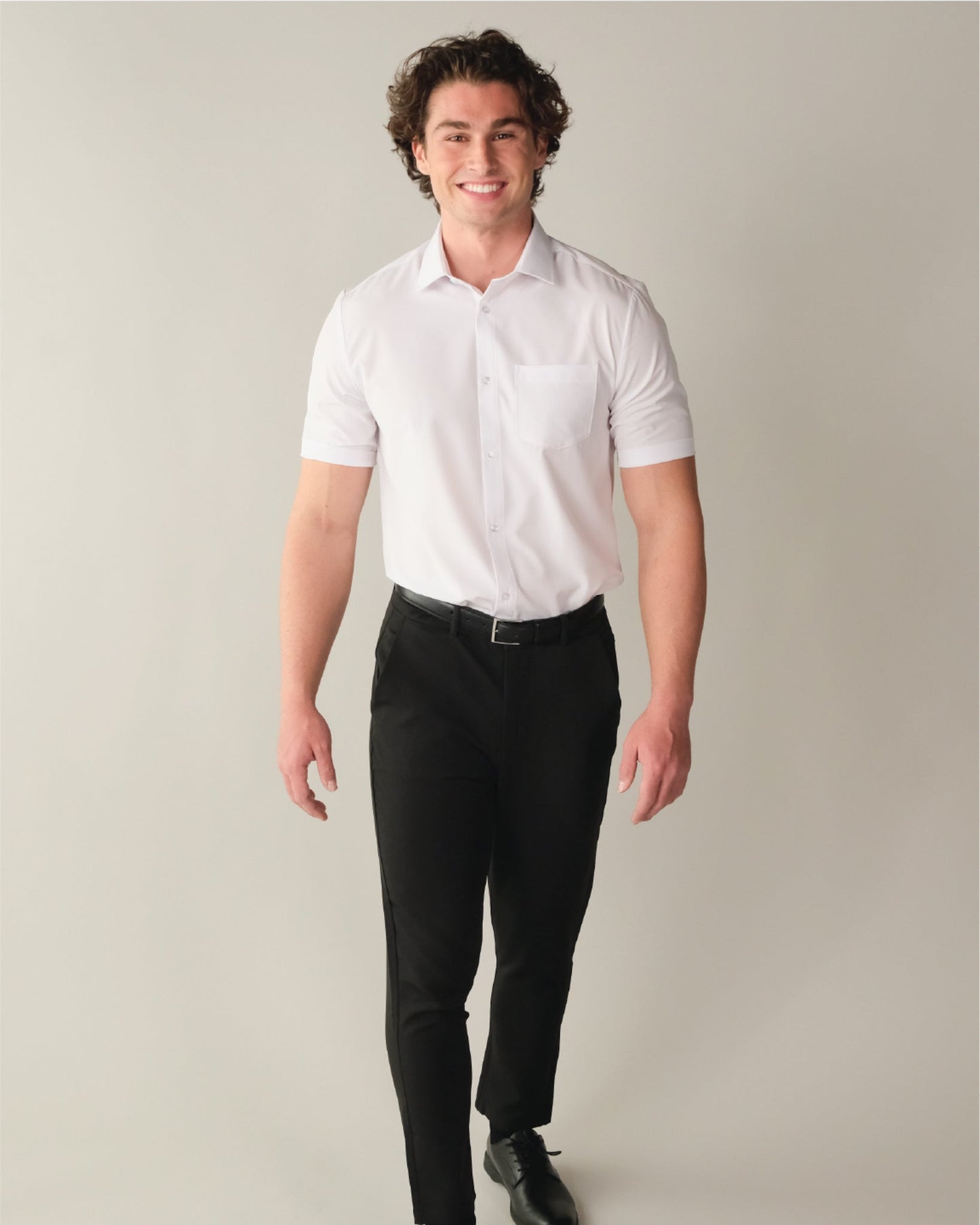 Range Shirt - White Short Sleeve - Tall