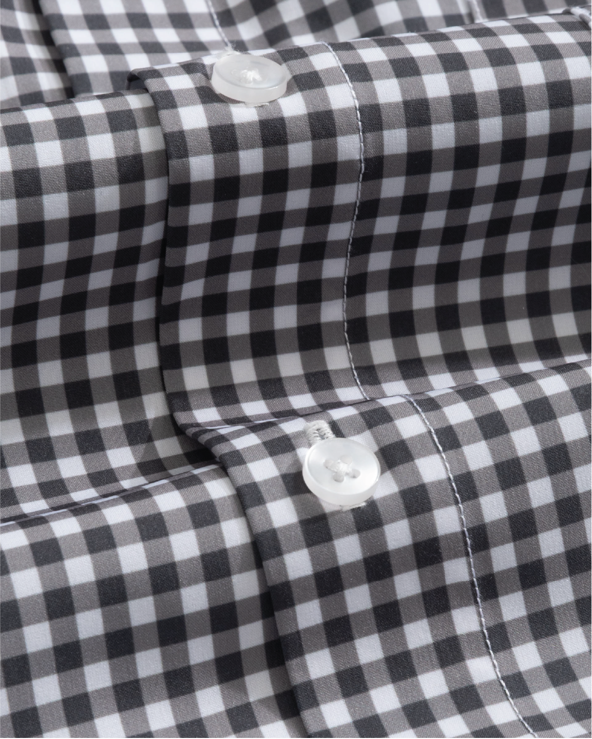 Range Shirt - White and Black Gingham