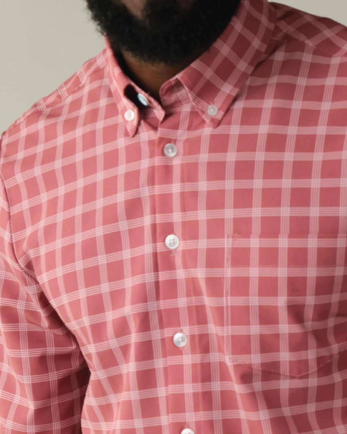 Range Shirt - Adobe Red w/ White Windowpane