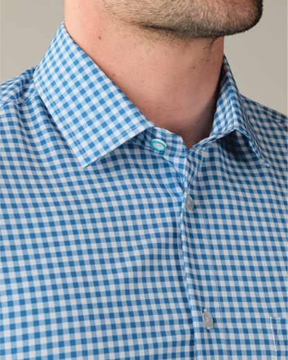 Range Shirt - Royal Blue and White Gingham