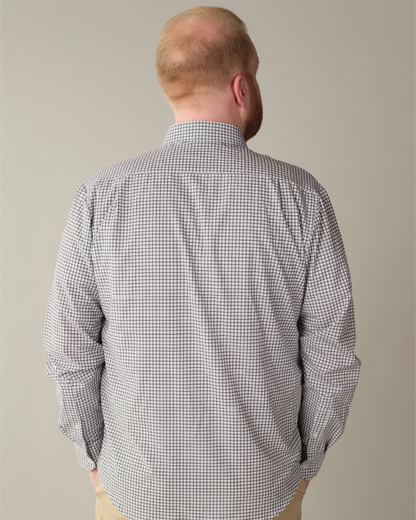 Range Shirt - White w/ Black Check