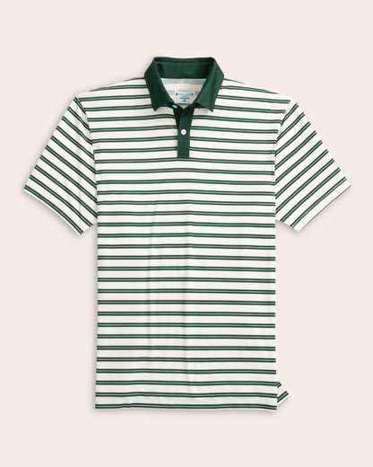 Tropic Polo - Cream and Green