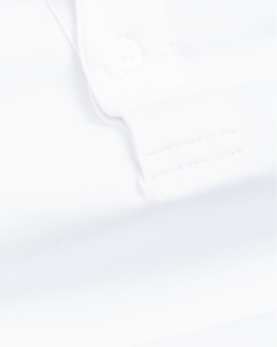 Cloud white polo shirt closeup