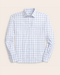 Range Shirt - White w/ Navy and Grey Grid