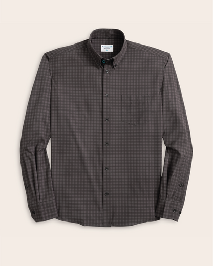 Range Shirt - Charcoal w/ Black Windowpane