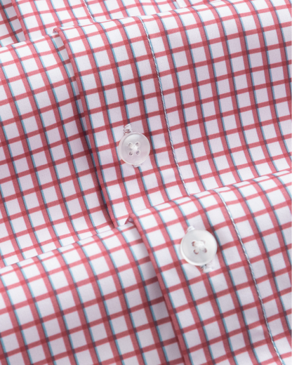 Range Shirt - Red and White w/ Blue Accent
