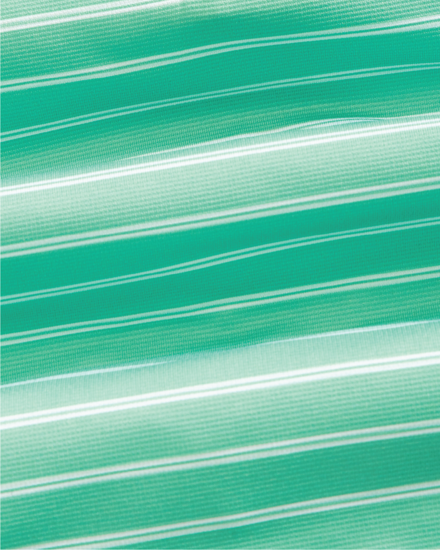 Tropic Polo - Mint Green w/ White Stripes
