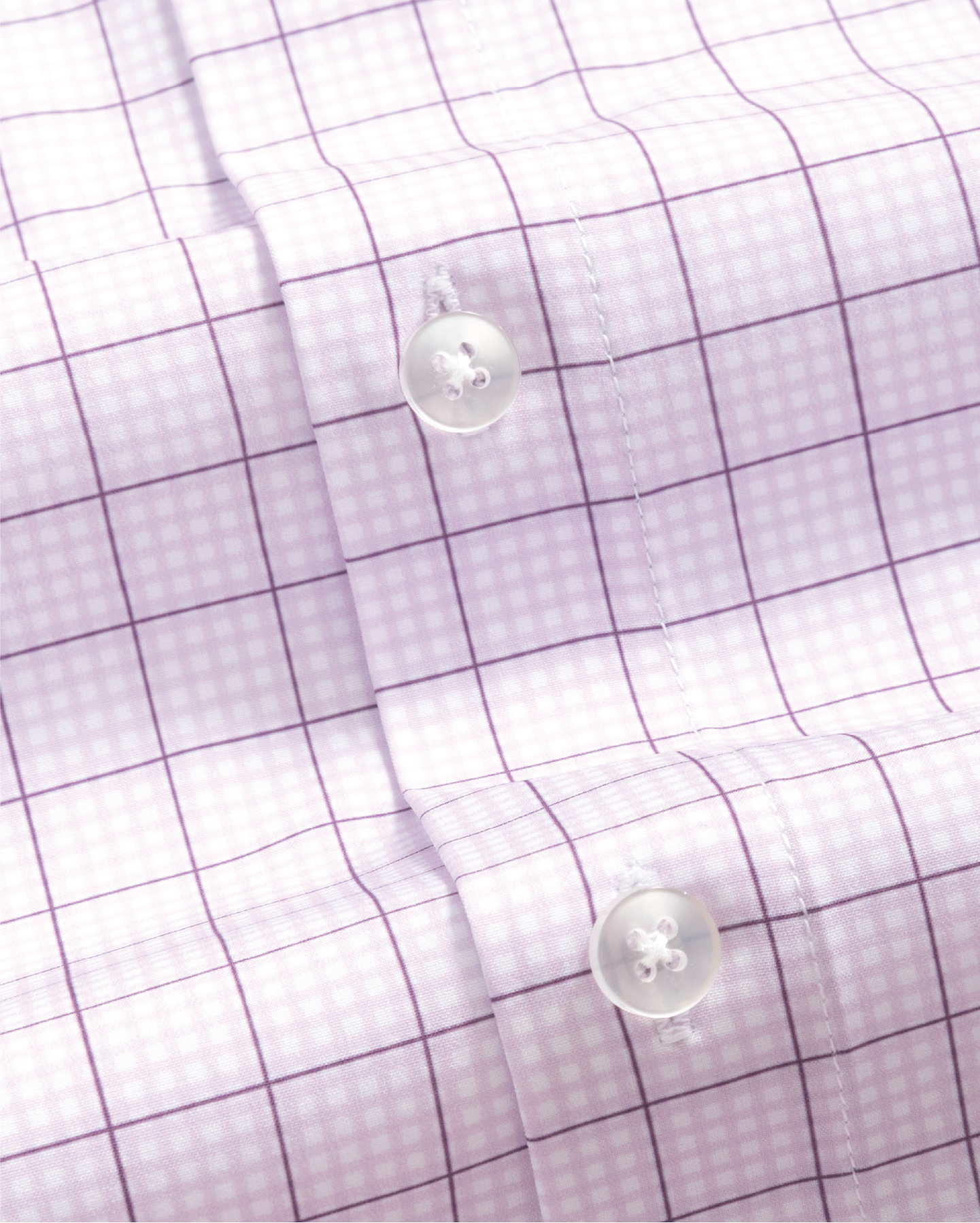 Range Shirt -  Lavender Gingham w/ Plum Check