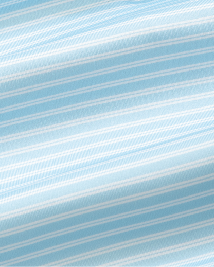 Range Polo - Light Blue w/ White Stripes
