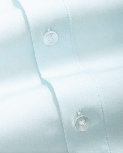 Range Shirt - Faded Floral on Blue