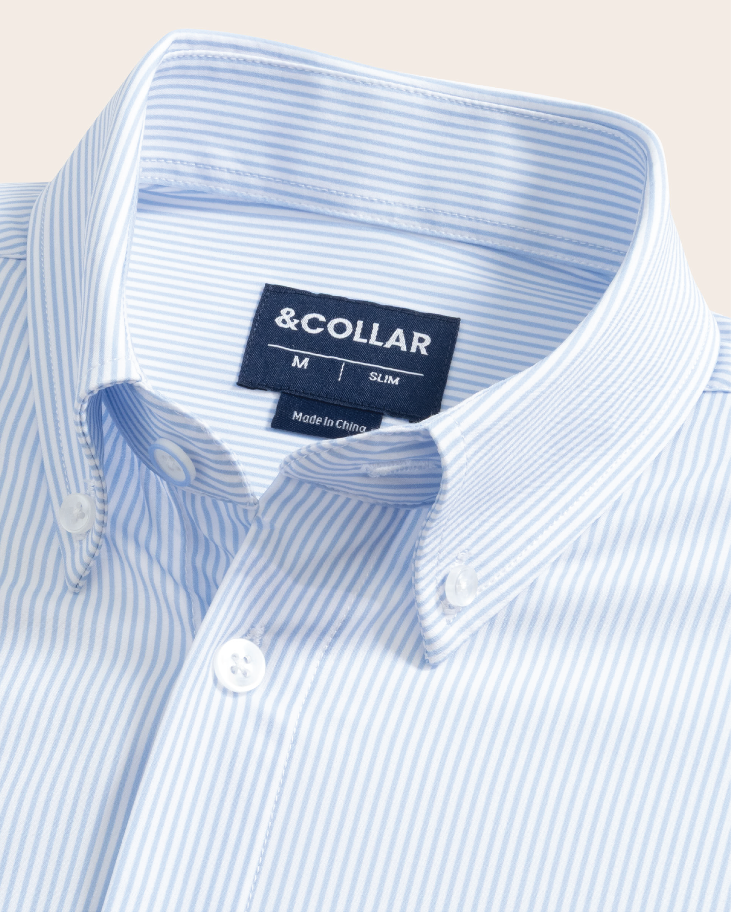 Range Shirt - Blue and White Pinstripe