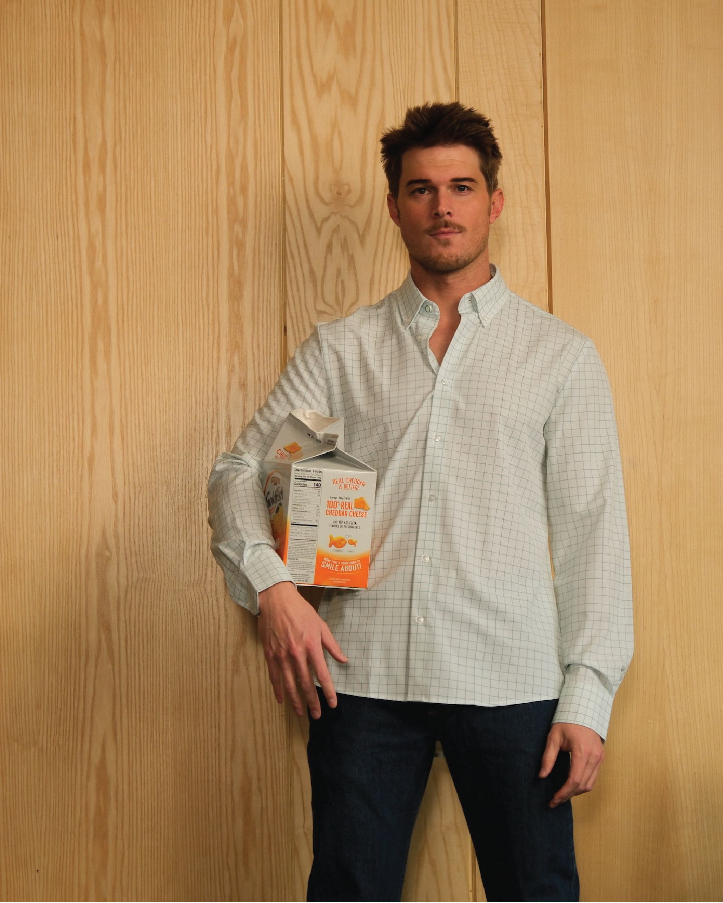 Range Shirt - Mint Gingham w/ Forest Green Check