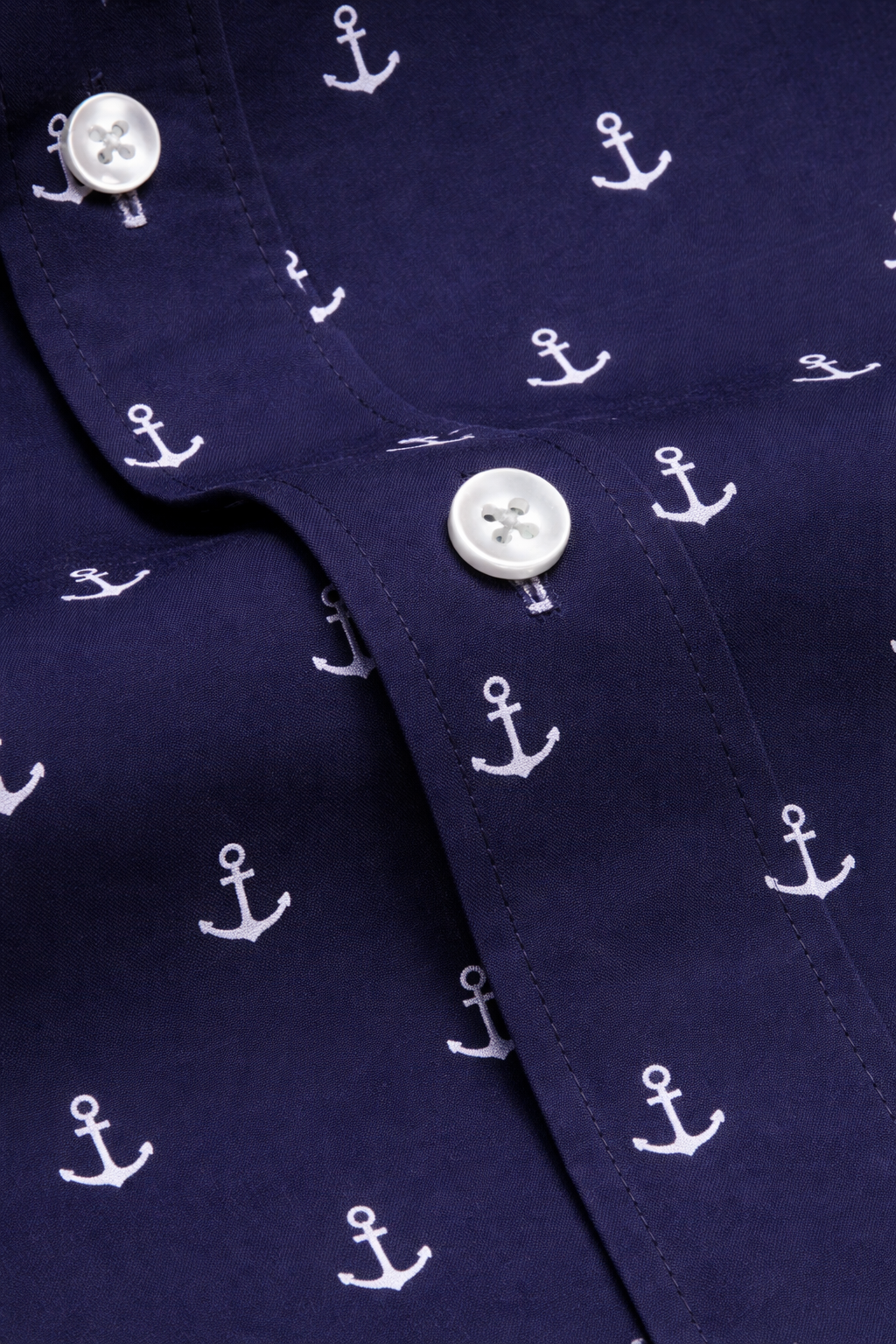 FINAL SALE: Range Shirt - Navy w/ White Anchors (No Returns or Exchanges)