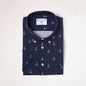 Navy shirt with white anchors