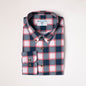 Range Shirt - White and Navy w/ Red Accents