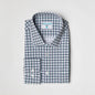 Range Shirt - White w/ Green and Purple Check