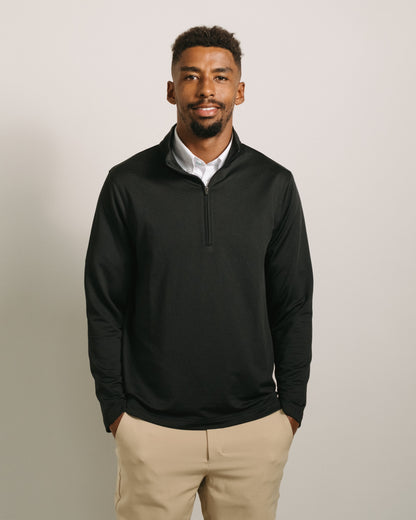 Arctic Quarter Zip - Jet Black