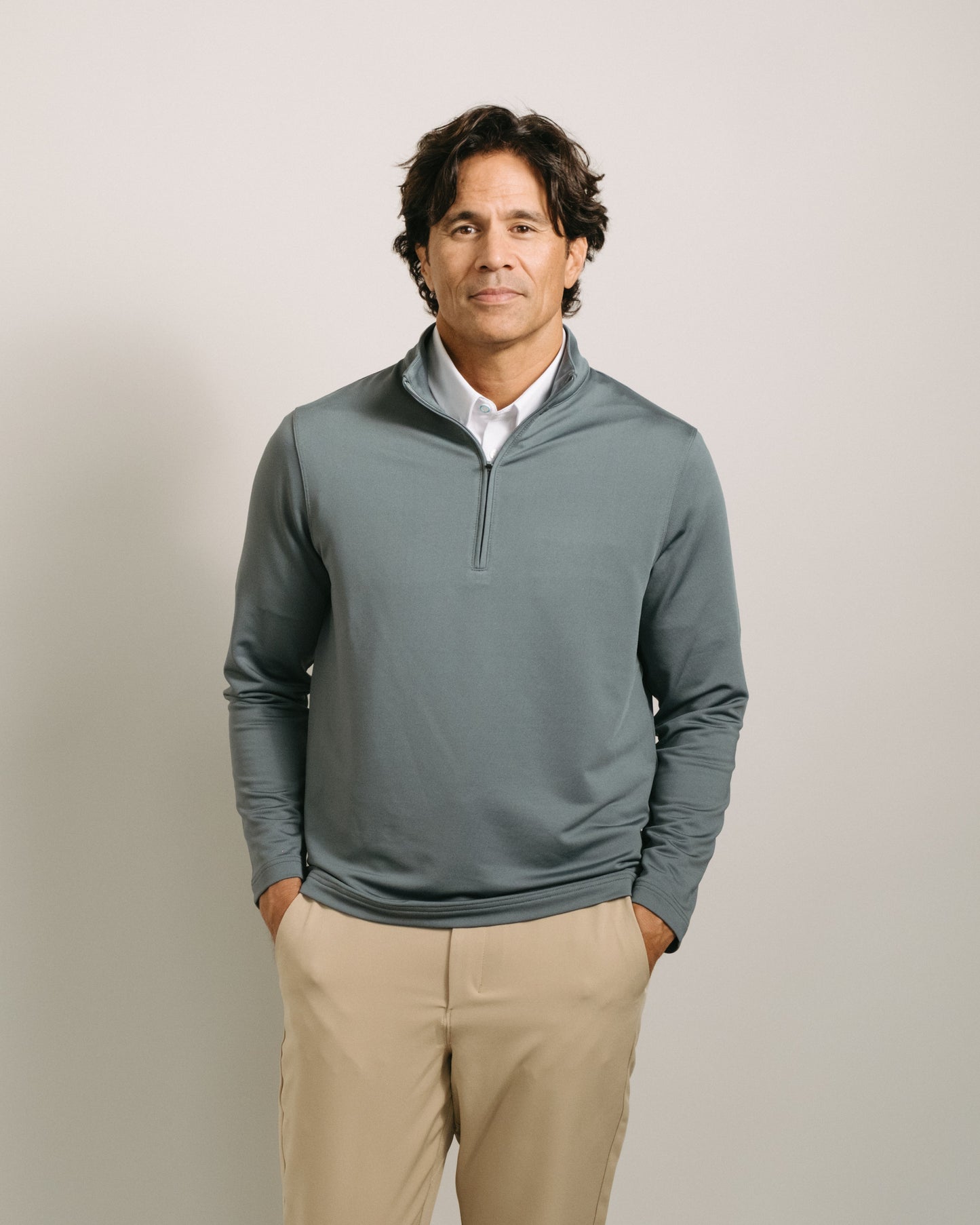 Arctic Quarter Zip - Steel