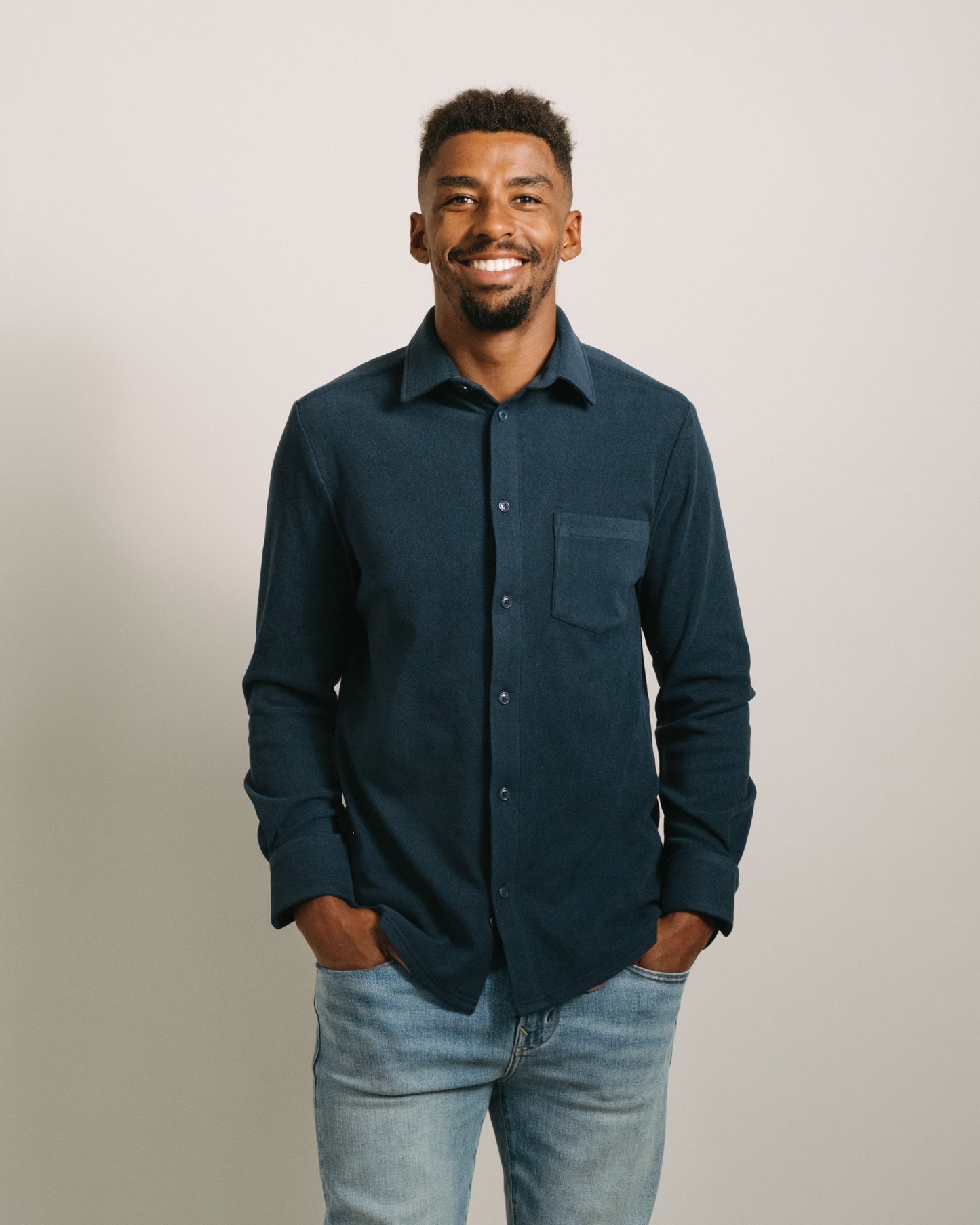 Arctic Flannel - Storm Blue