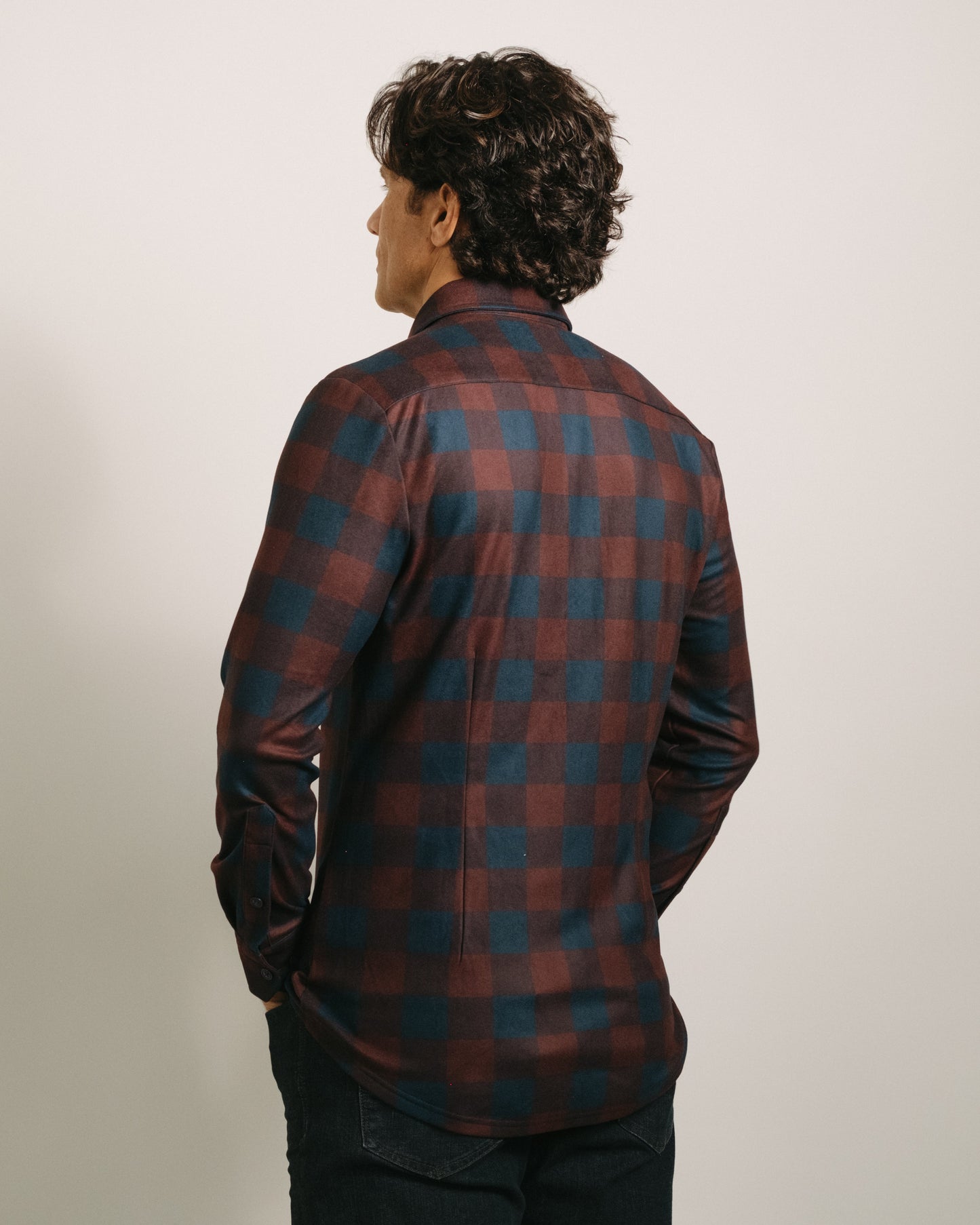 Arctic Flannel - Mulberry Plaid